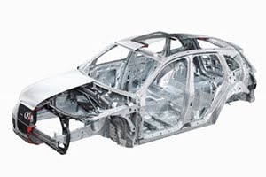 Châssis de voiture en aluminium