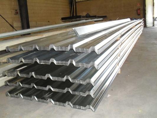 Tôle trapezoidale aluminium